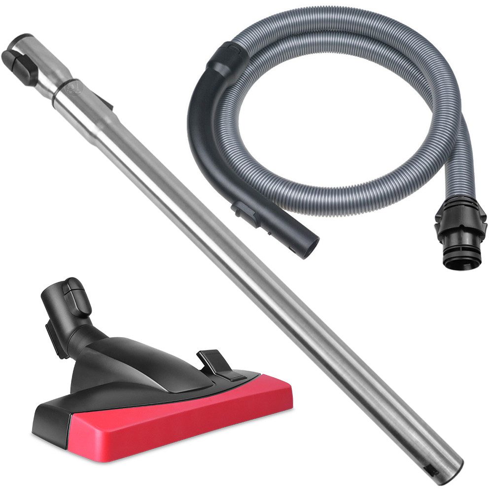 PRIMEBAG Saugschlauch Griff Rohr Düse kompatibel für Miele Blizzard CX1 Möbelschutz Rot