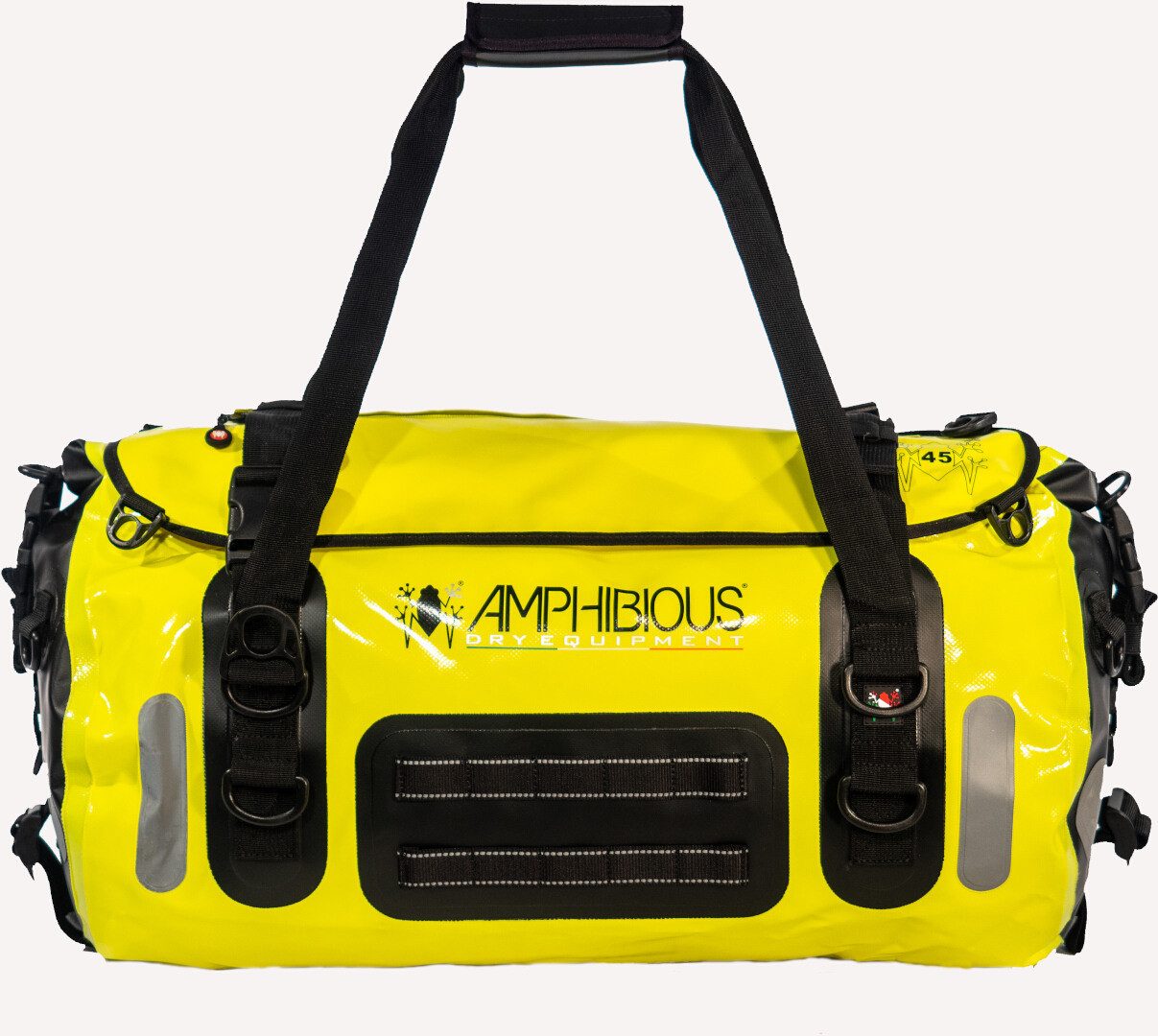 AMPHIBIOUS Fahrradrucksack Voyager II 60 liters wasserdichte Tasche, Wasserdicht wasserabweisend reflektierende wasserdichte