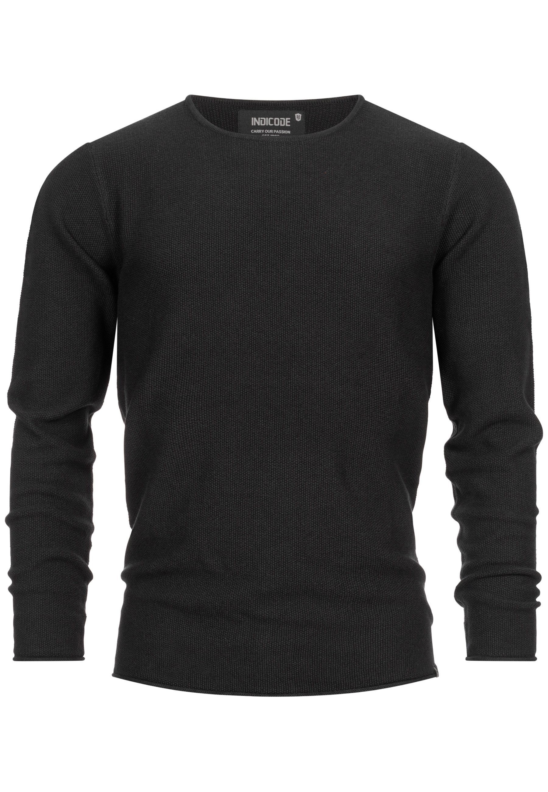 Indicode Strickpullover Loakim aus elastischer Baumwoll-Qualität, günstig online kaufen