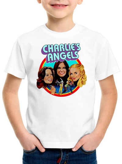 style3 Print-Shirt Kinder T-Shirt Charlies Angels drei eingel für