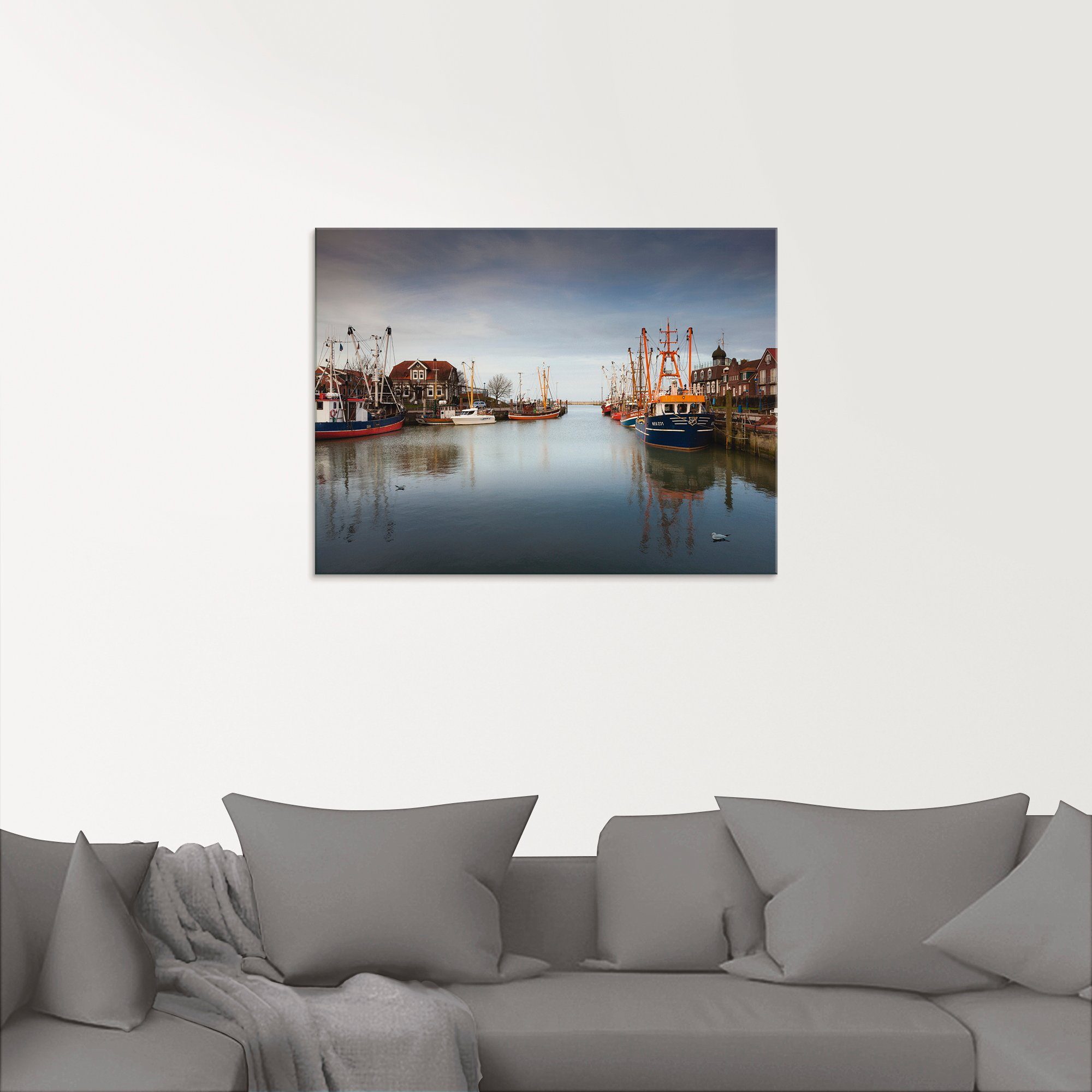 Artland Glasbild »Im Hafen der Stille...«, Boote & Schiffe (1 Stück)-HomeTrends