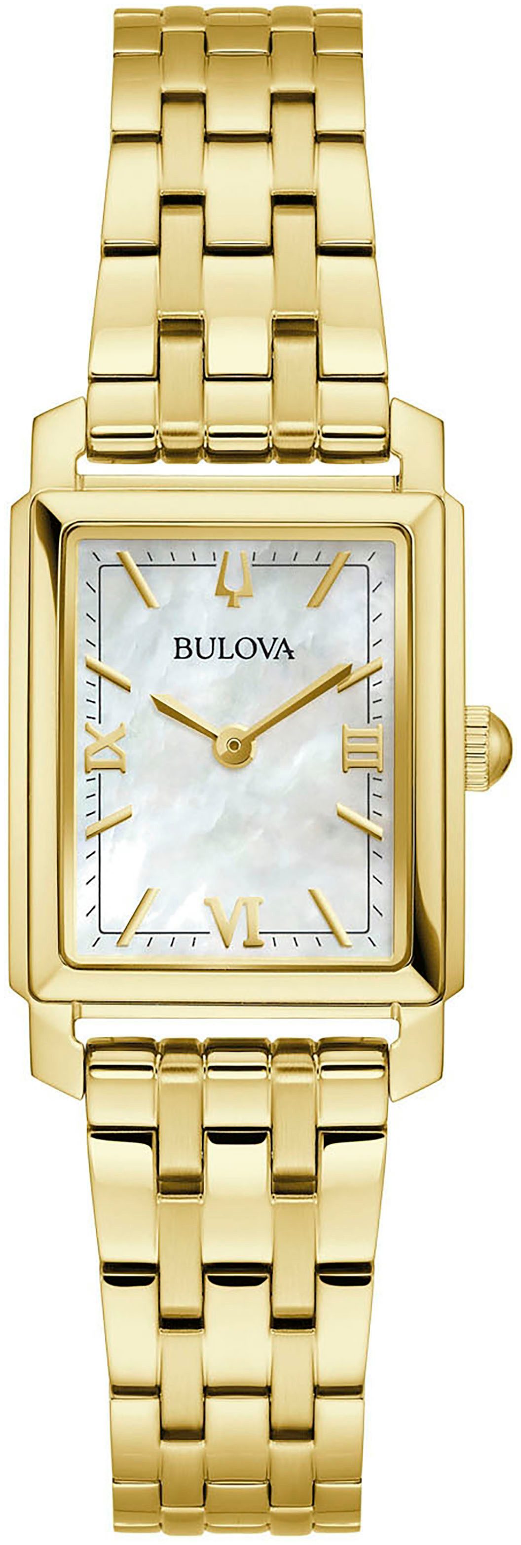 Bulova Quarzuhr 97L177, Armbanduhr, Damenuhr, Edelstahlarmband, günstig online kaufen