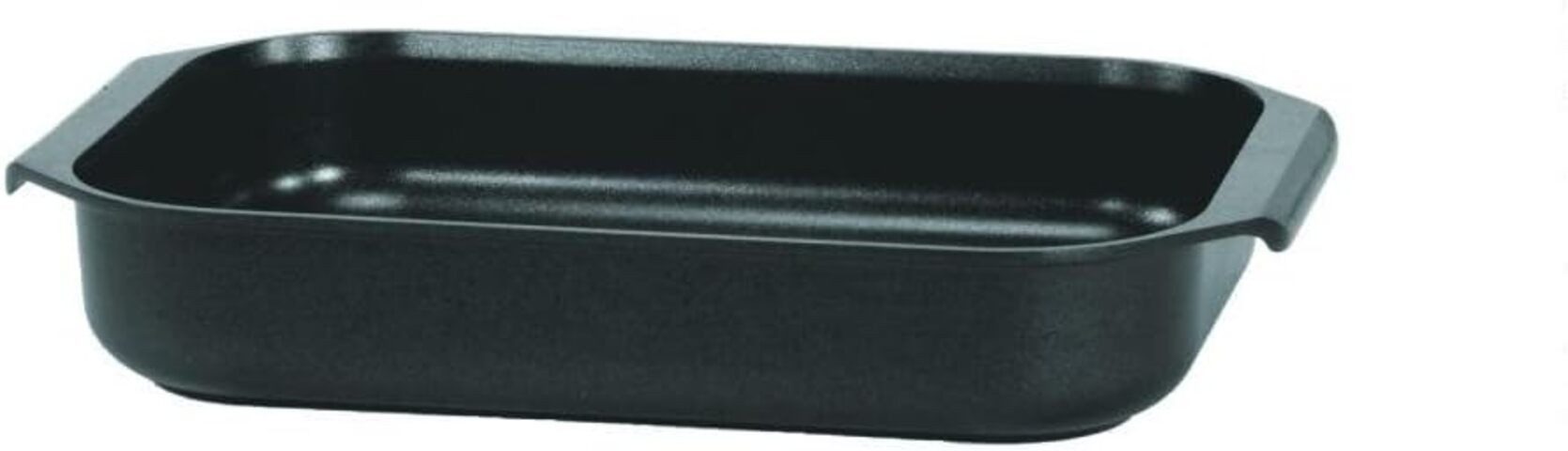 Karl Krüger Auflaufform Grill/Auflaufform Leipzig 34x24 cm, Aluguss, Schwarz, 34 x 24 x 6.5 cm, (1-St)