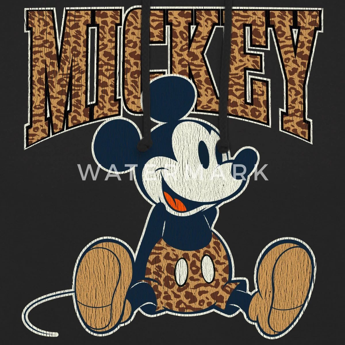Spreadshirt Hoodie Mickey & Minnie Mickey Mouse Leo Look Unisex Hoodie (1-tlg)