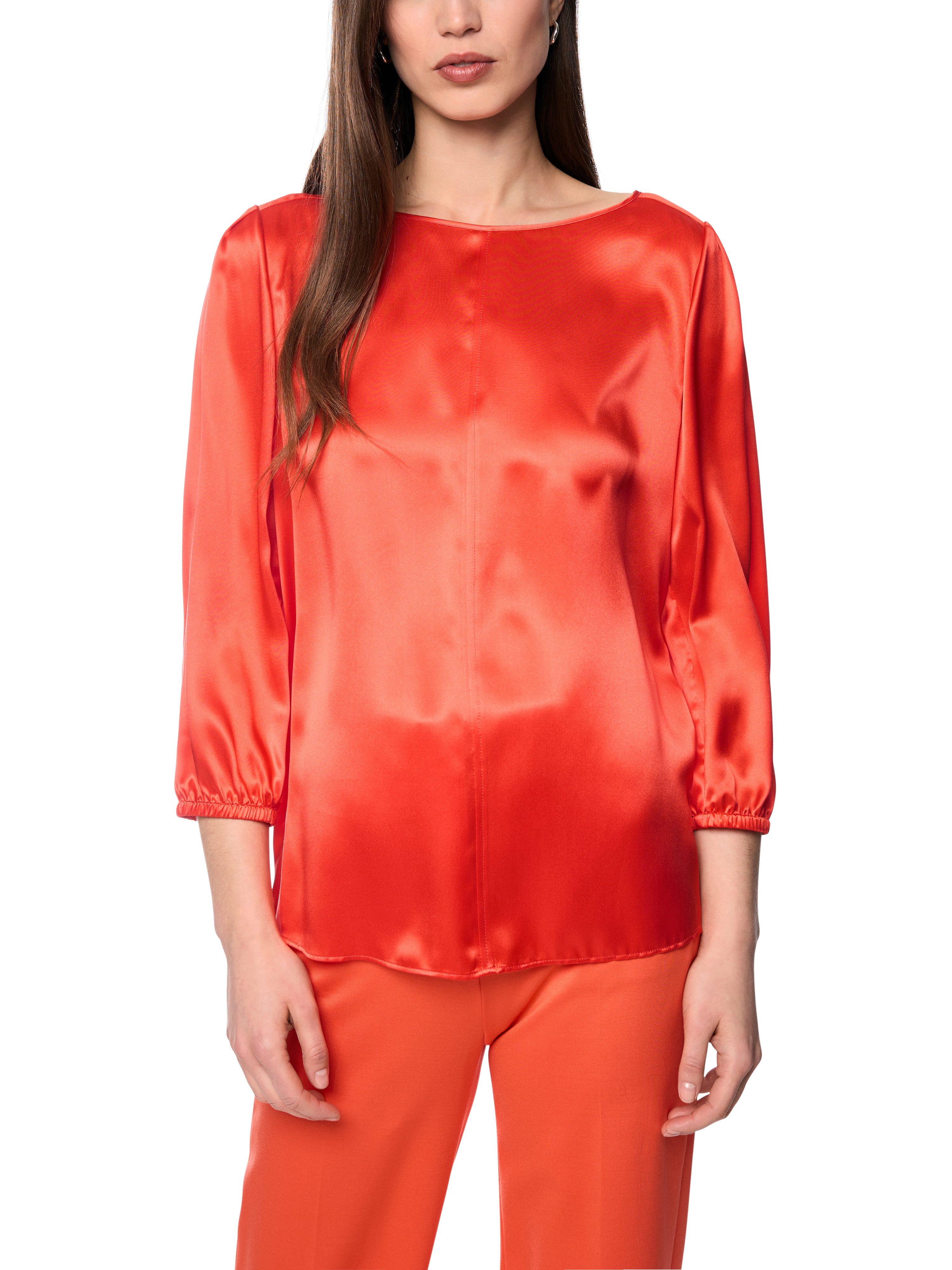 Marc Cain Seidenbluse Leo's Oasis Damen Premiummode feminin, in reiner Seide