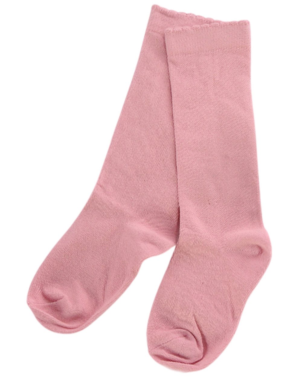 La Bortini Kniestrümpfe Lange Socken für Babys und Kinder in Weiß Grau Rosa elastisch, weich, in verschiedenen Farben vorrätig