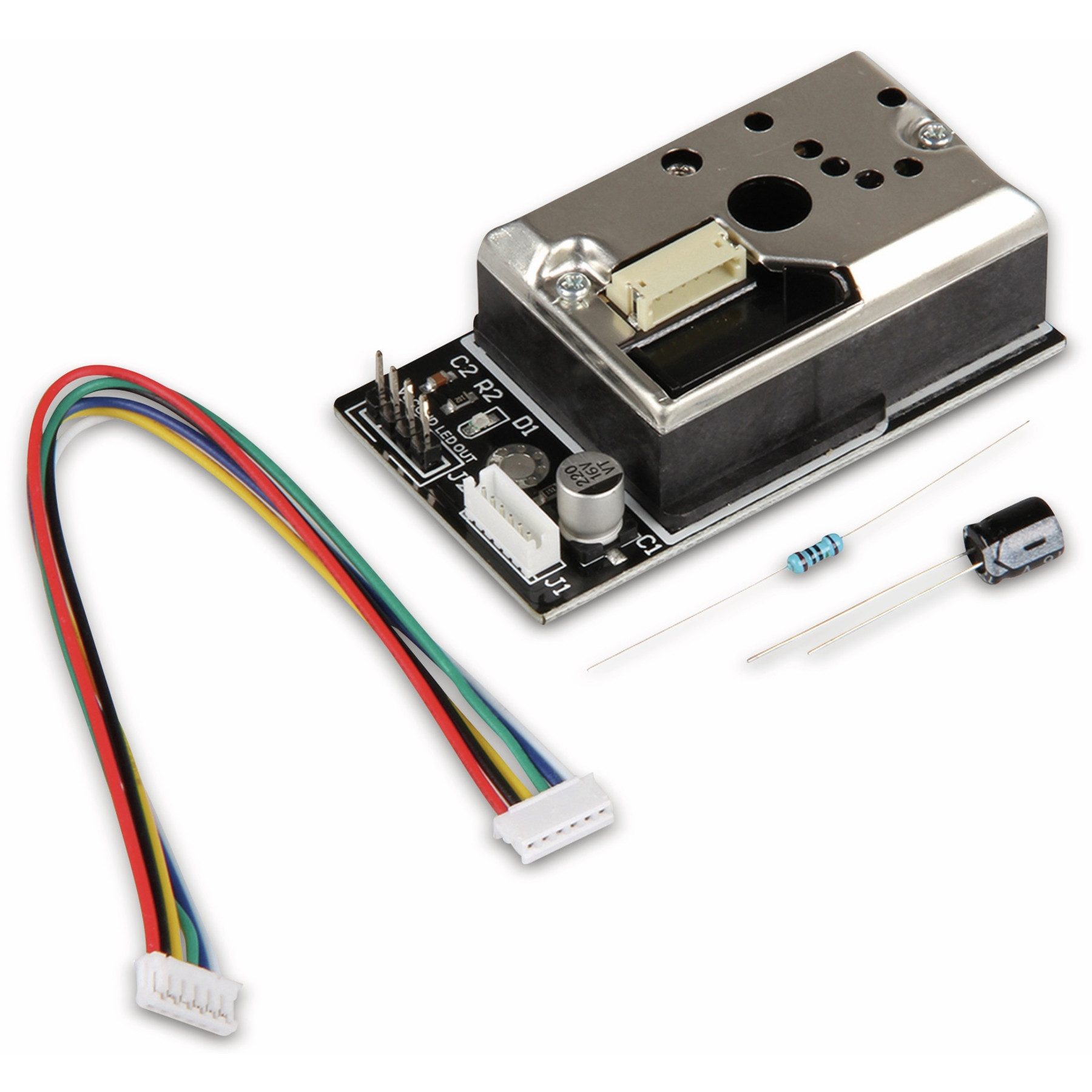 Joy-it Raumluft-Qualitätssensor JOY-IT Staubpartikelsensor GP2Y1014AU