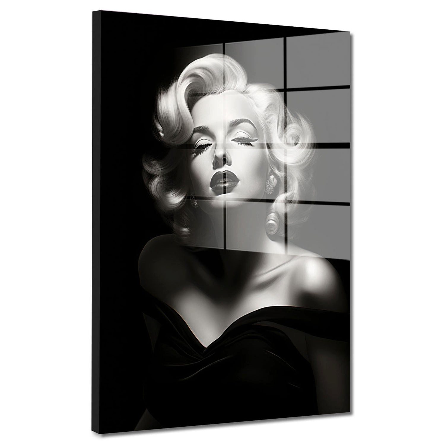 Artedinoi Acrylglasbild Beautiful Marilyn Black Style günstig online kaufen