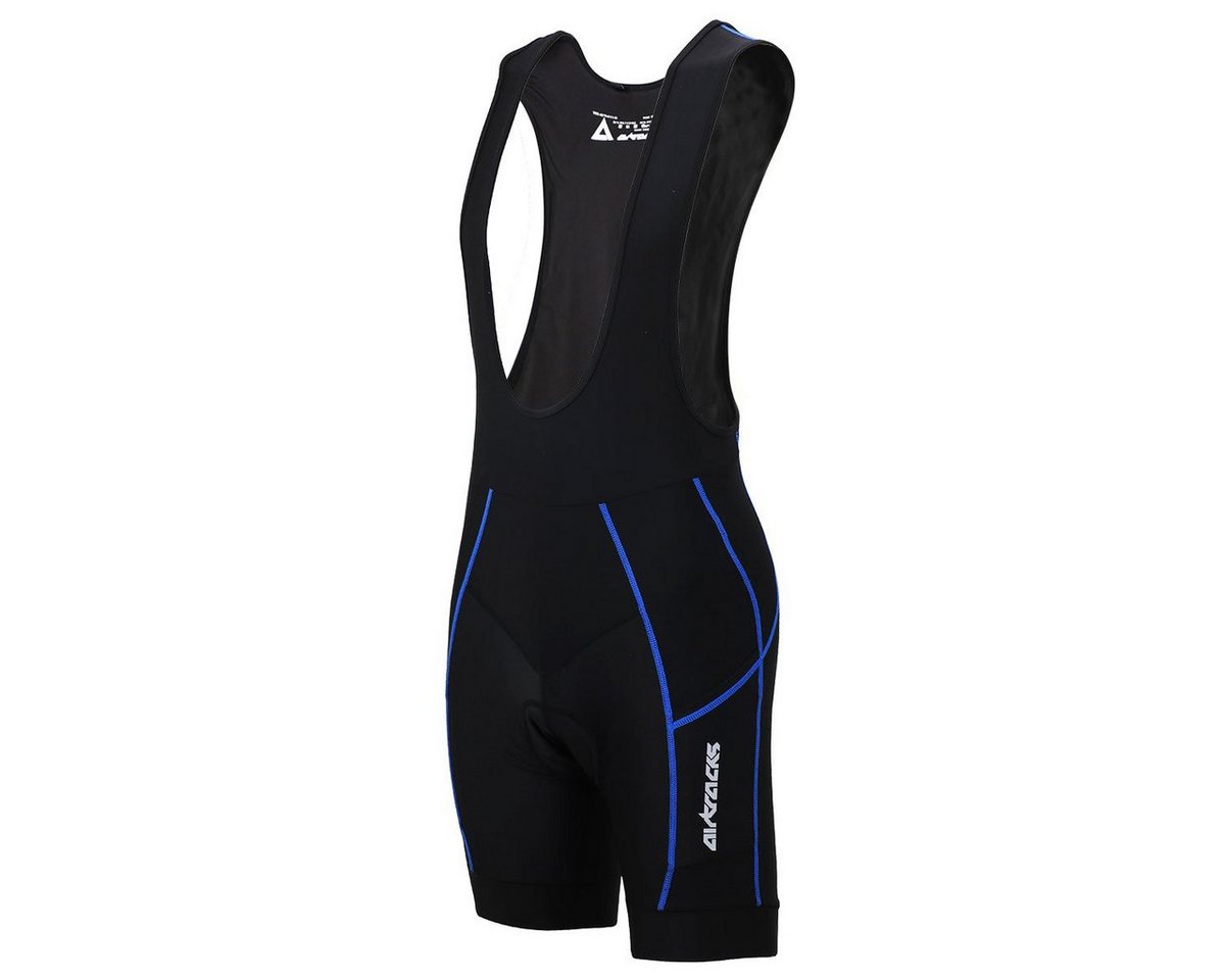 Airtracks Fahrradhose Herren Fahrradhose mit Träger Kurz Pro komfort Radhose mit 3D Air & Quick Dry Funktion » S M L XL XXL XXXL «