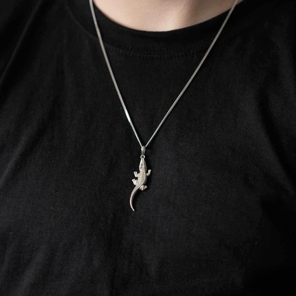 Materia Kettenanhänger Unisex Krokodil / Alligator 3D beweglich KA-302, 925 günstig online kaufen
