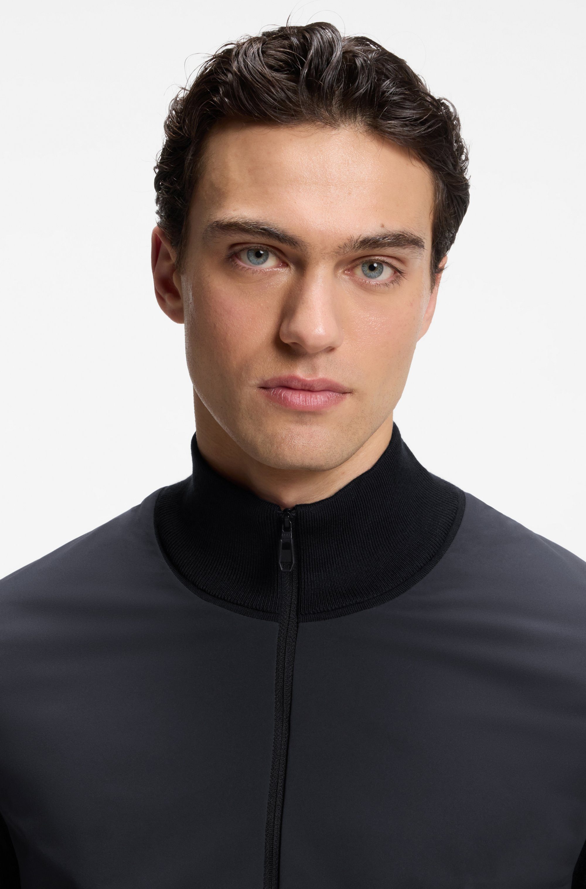 BOSS GREEN Hybridjacke Momentum thermoregulierender Komfort, Regular Fit, mit Wollanteil