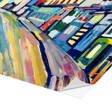 Posterlounge Wandfolie Wassily Kandinsky, Murnau - Untermarkt, Malerei