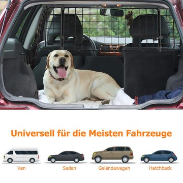 Clanmacy Hundegitter hundegitter auto Hundeschutzgitter 3x stacheldraht verstellbare Breite