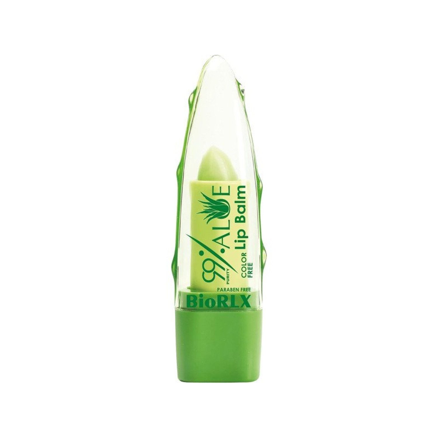 BioRLX Lippenbalsam BioRLX 99% Aloe Vera Lip Balm – Color Free & Paraben Free