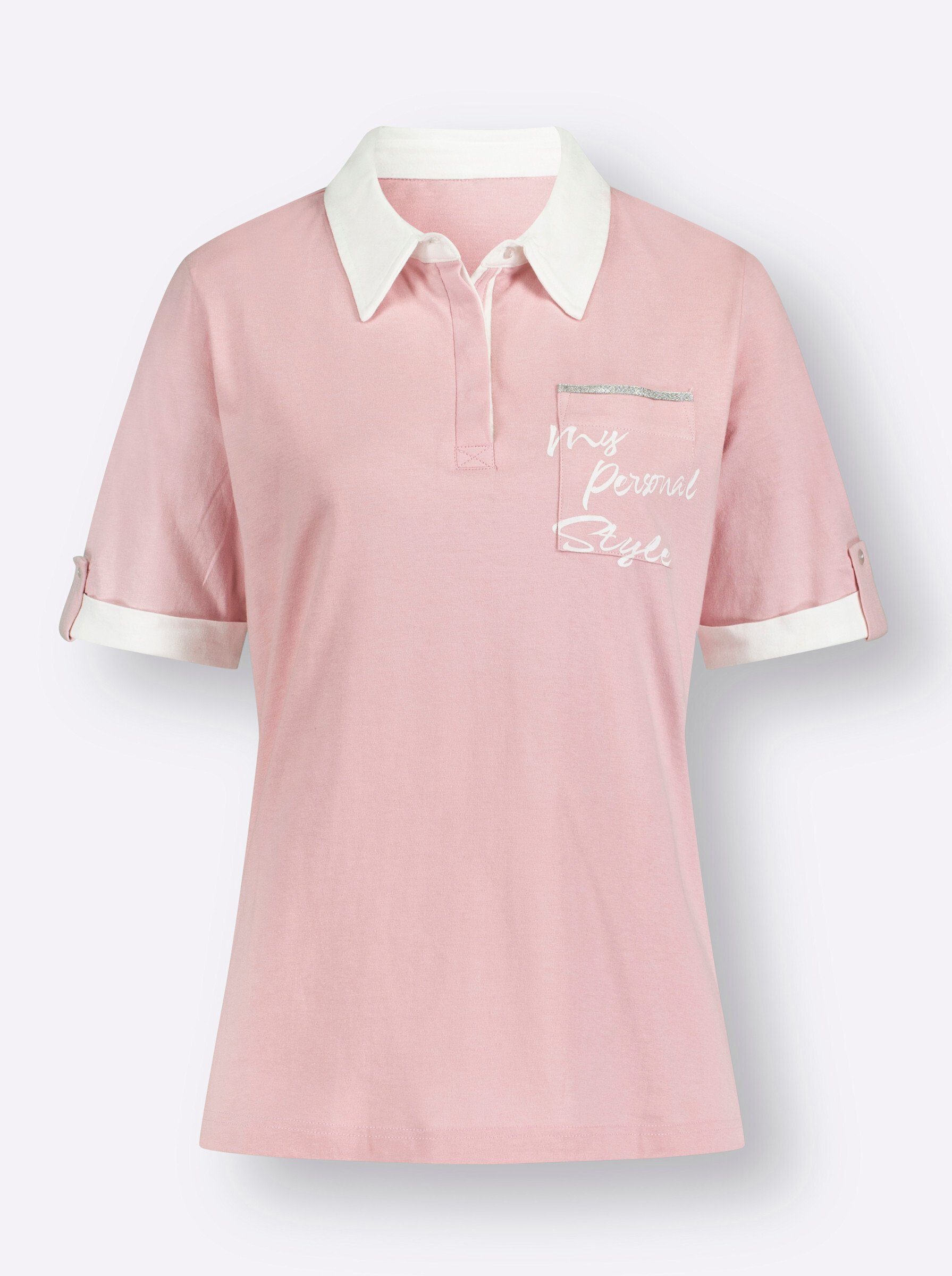 an! T-Shirt Sieh rosé
