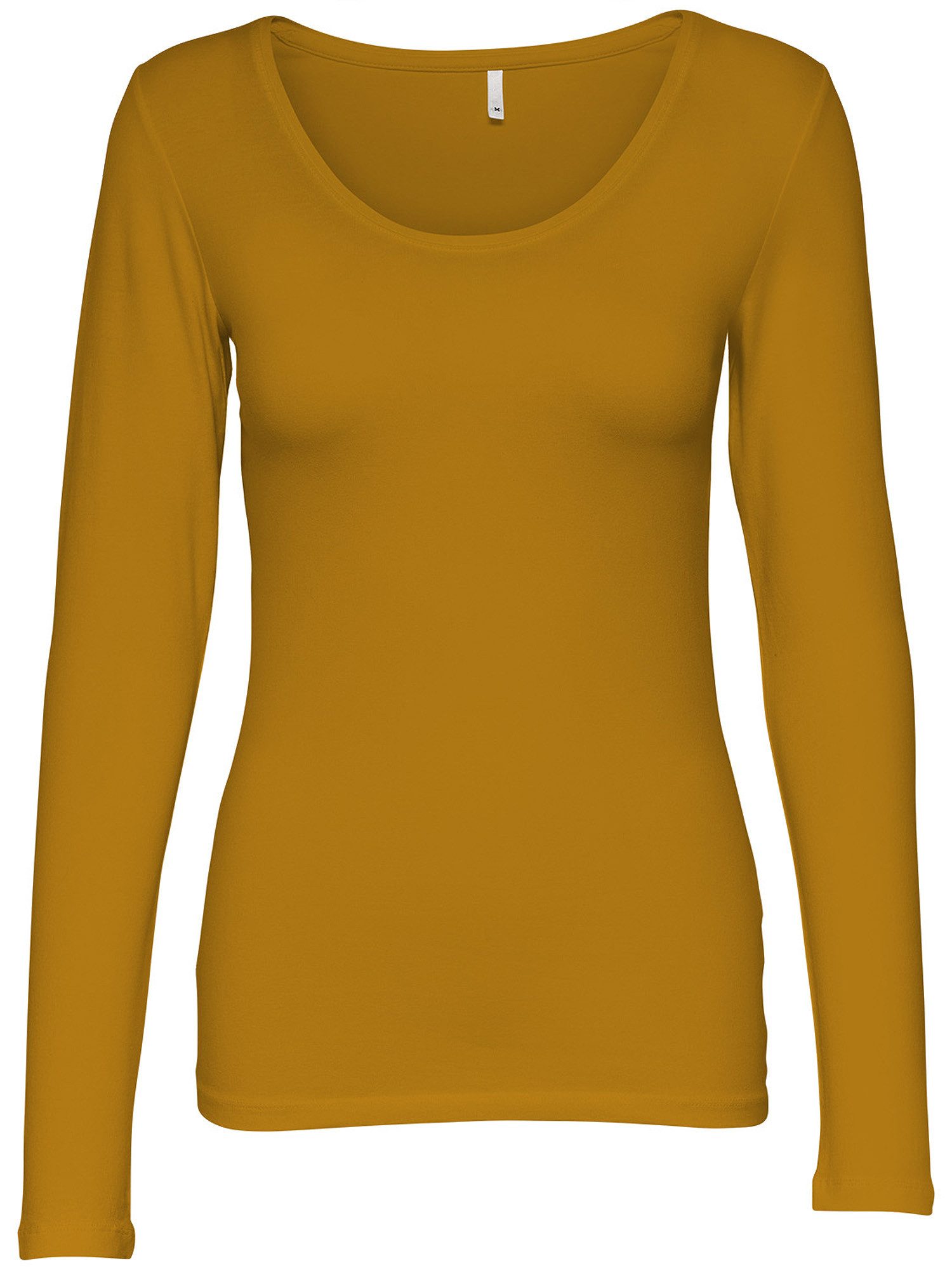 ONLY Langarmshirt Live Love NEW Longsleeve (3-tlg., 3er Pack) Figur betont, elastische Baumwollqualität