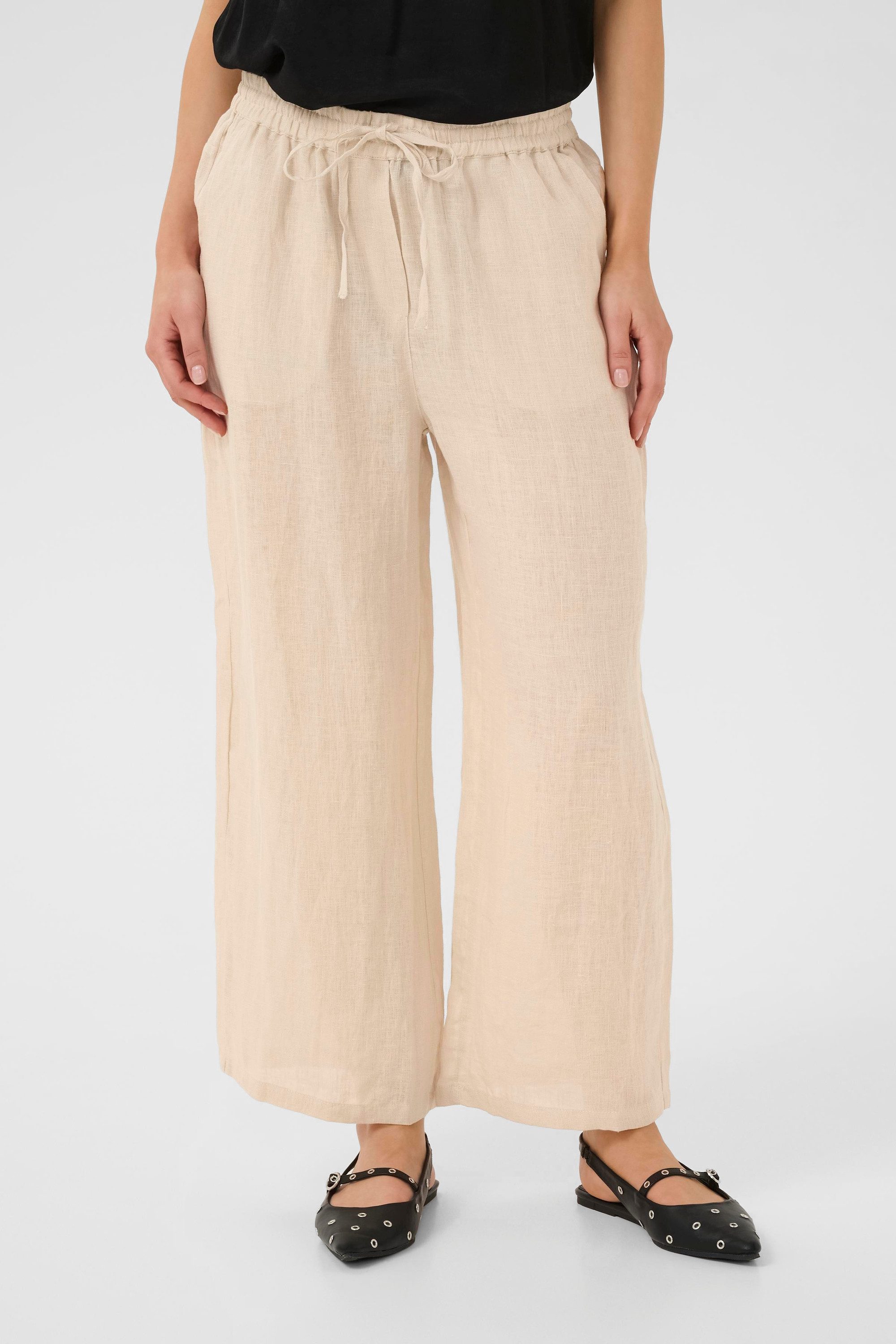 Cream Stoffhose Casual Hose CRBellis