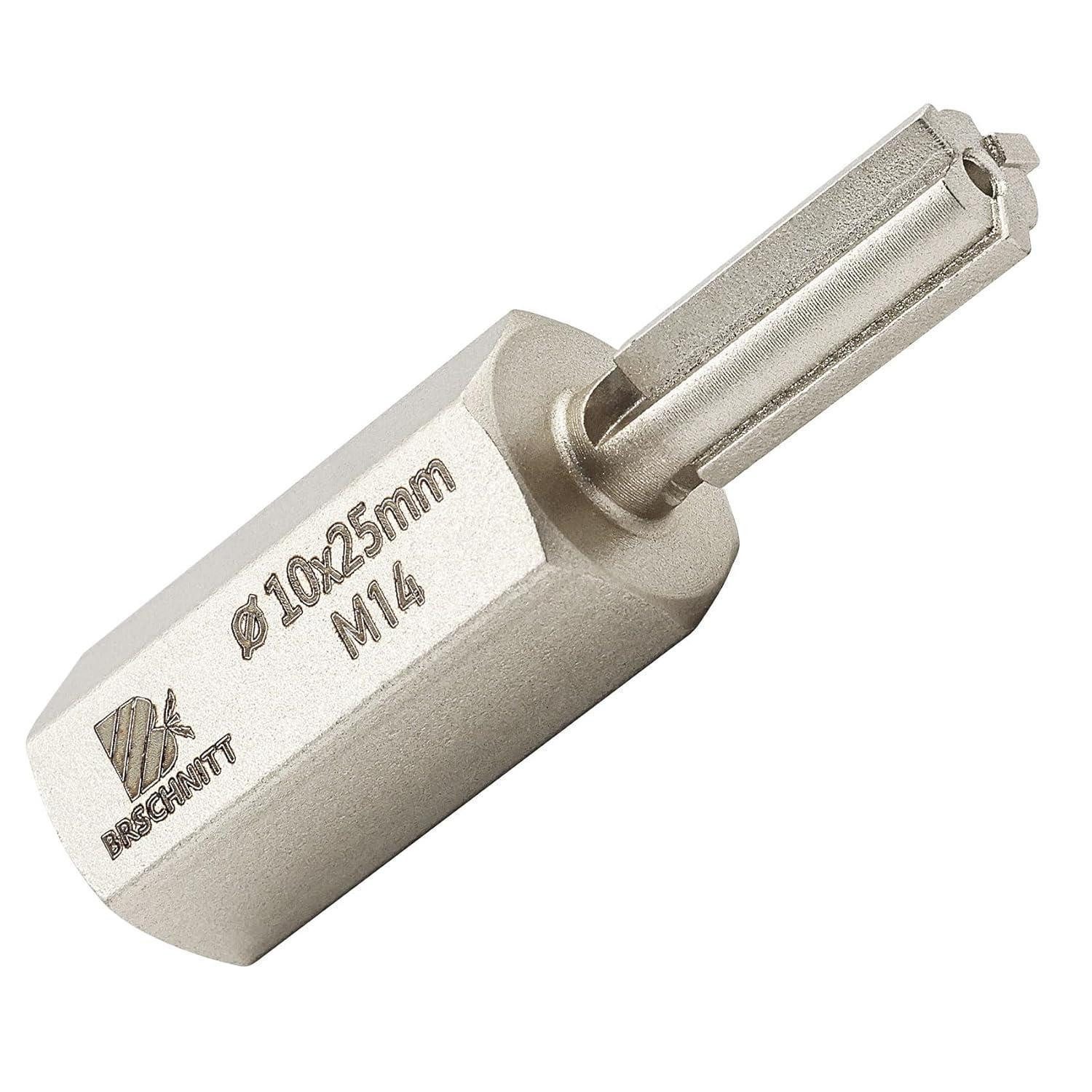 LuxusKollektion Schaftfräser Hartmetall-Fugenfräser 10x25mm M14 Winkelschleifer