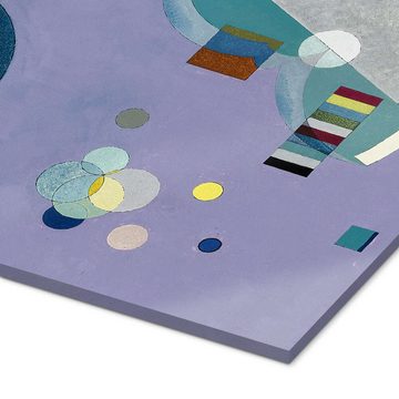 Posterlounge Acrylglasbild Wassily Kandinsky, Violett Grün, Malerei