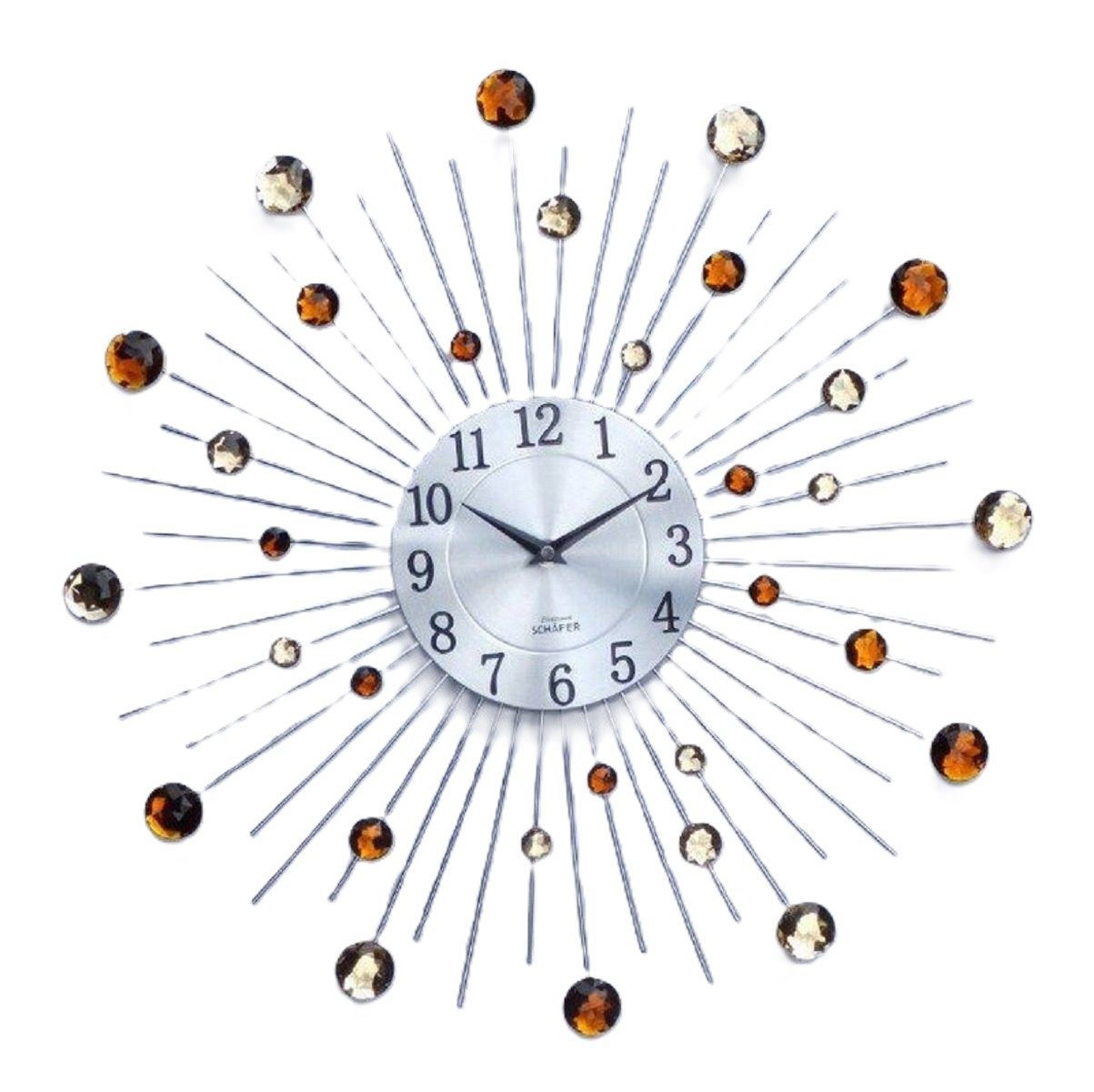 Schäfer Elektronik Wanduhr Ø 50cm Modernes günstig online kaufen