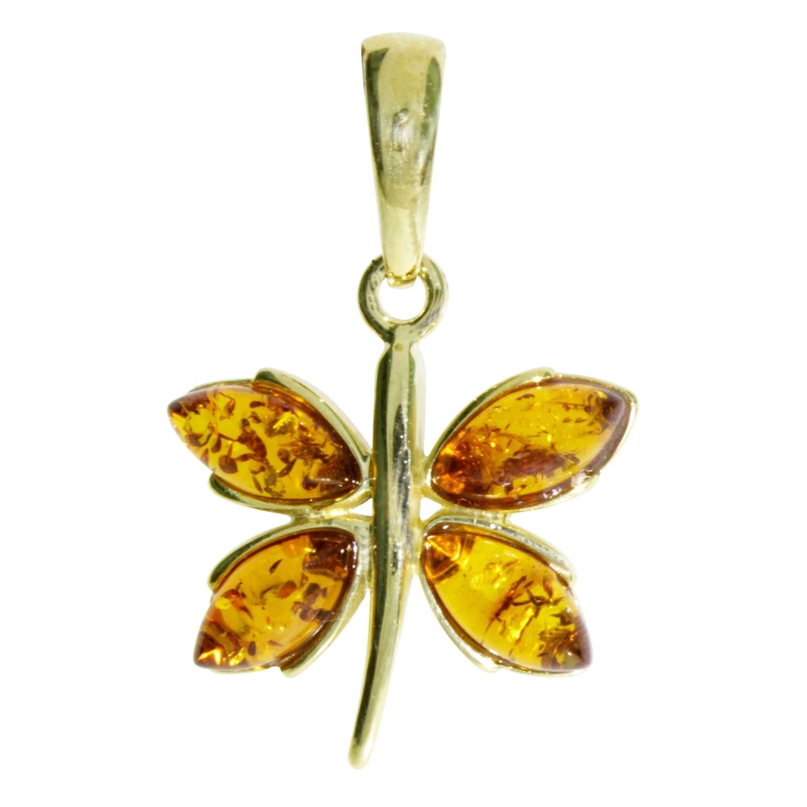 Kettenanhänger Ostsee-Schmuck Anhänger Schmetterling Anhänger Schmetterling
