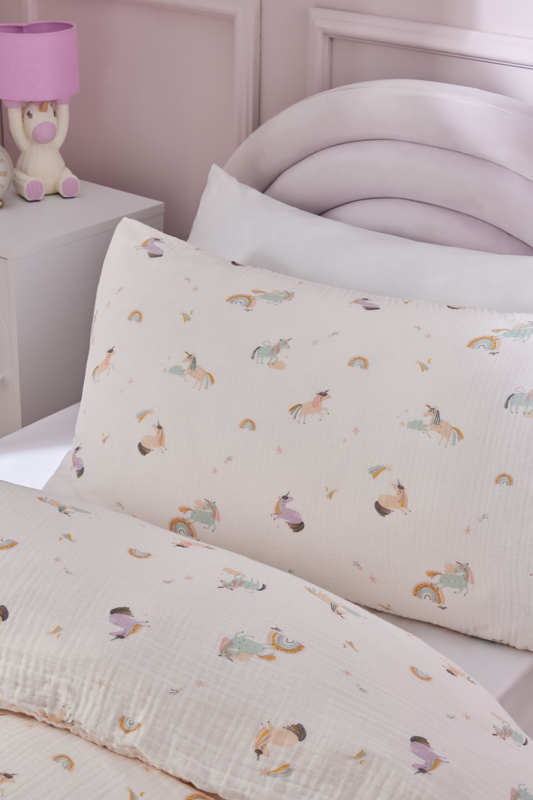 Next Bett-Set Bettgarnitur aus Baumwoll-Musseline, Knitteroptik, Bezug: Baumwolle