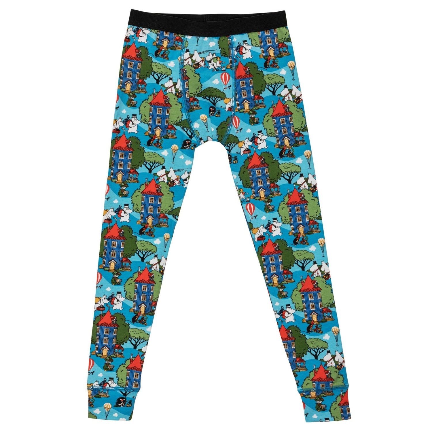 Moomin by Martinex Lange Unterhose MOOMIN – Kinder-Leggings „Home Yard Long Johns“ Blau