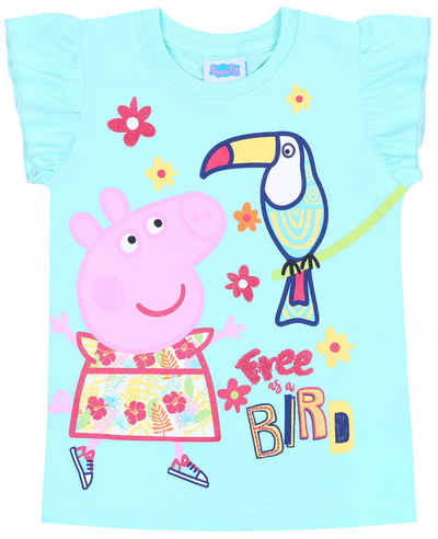 Sarcia.eu Kurzarmbluse Seladongrünes T-Shirt mit Aufdruck von Peppa Pig 6 Jahre