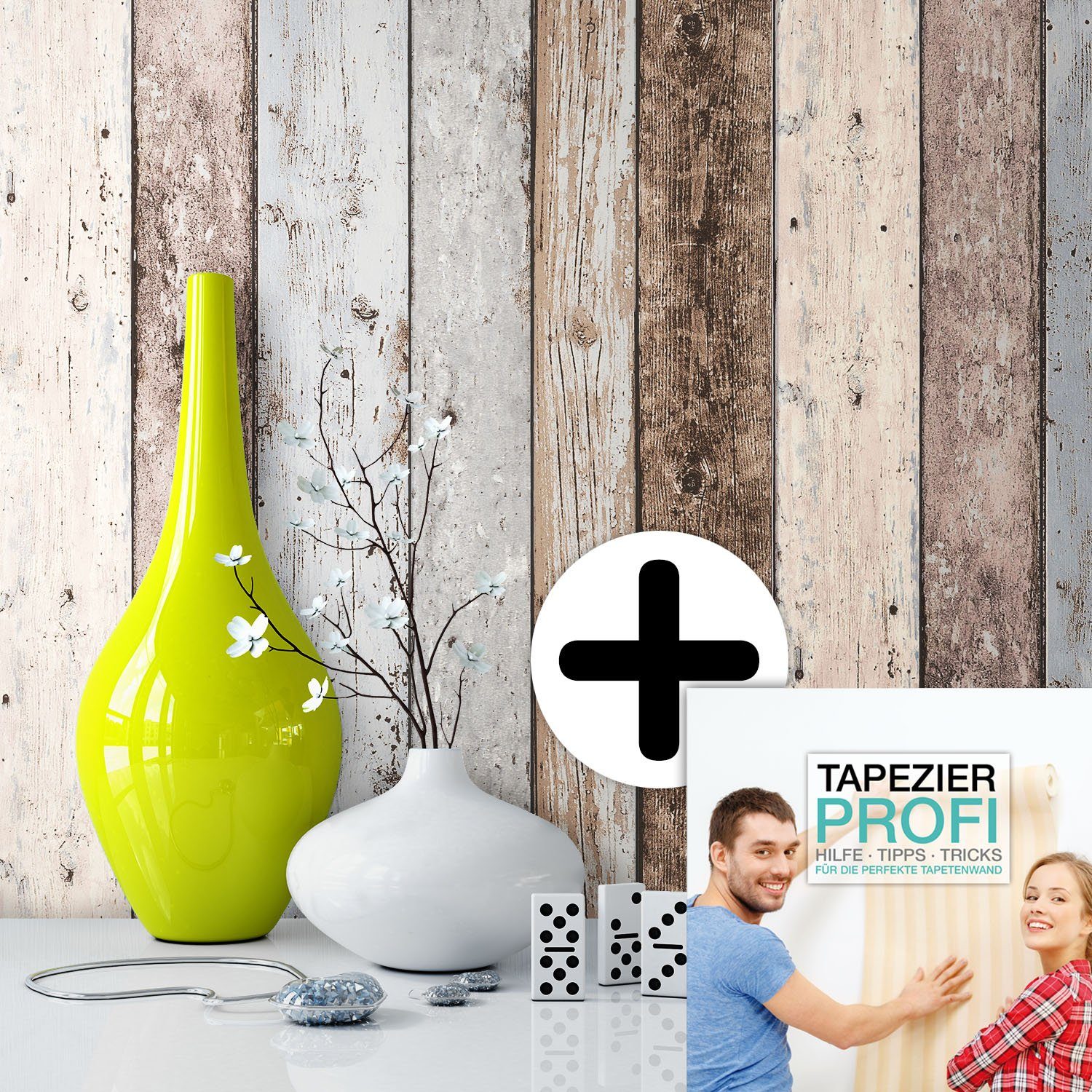 Newroom Vliestapete bunt Tapete Holzwand Holzbalken,Holz,Streifen, Tapete Holzoptik Holztapete 3d Optik Holztapete Vintage Holz Optik Holzwand Vliestapete Holz Wohnzimmer Schlafzimmer Büro Flur Holzbalken Holzlatten, Naturholz