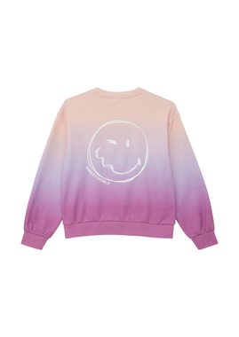 s.Oliver Sweatshirt Smiley®-Sweatshirt aus Baumwollmix