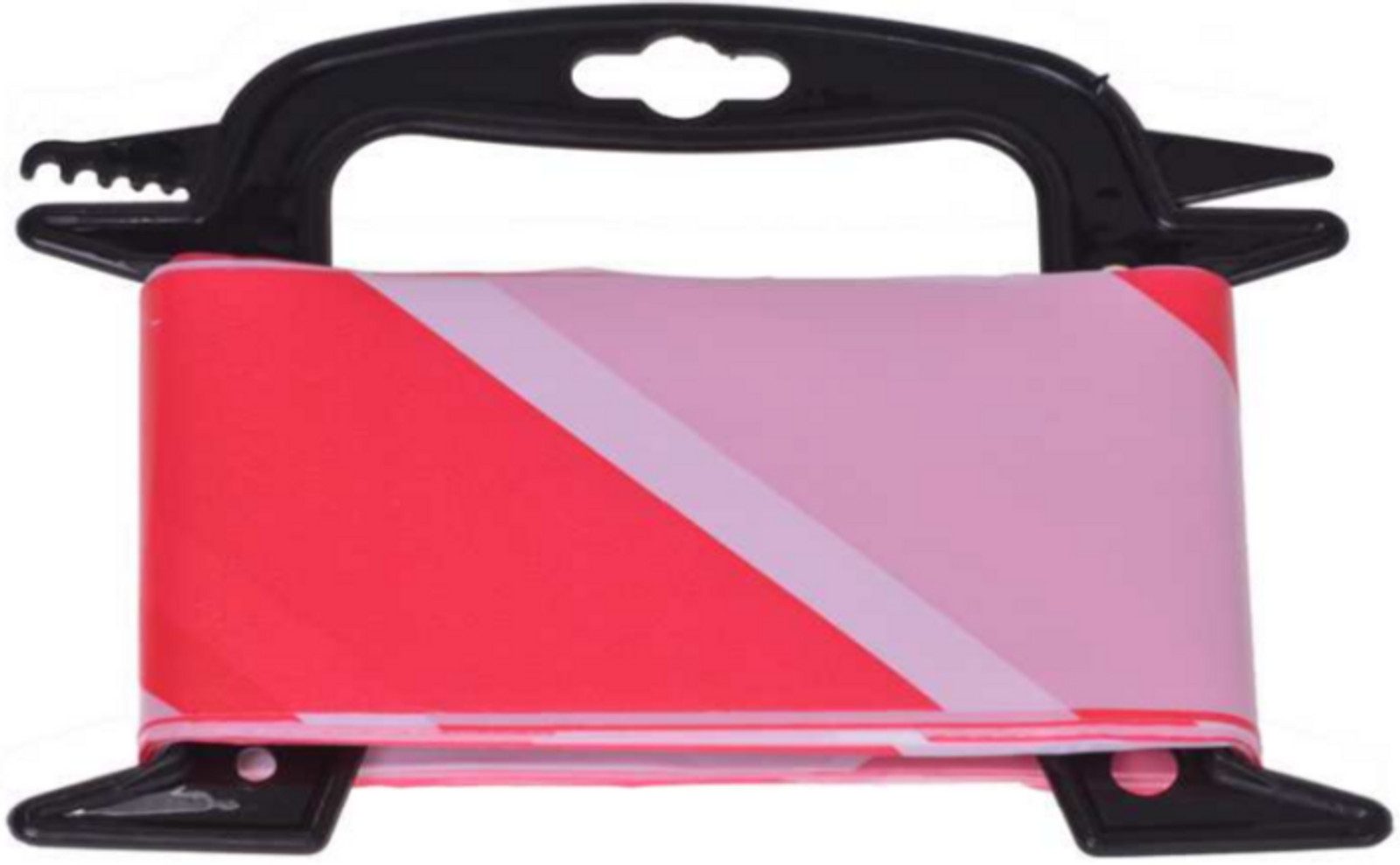 Gravidus Absperrkette Absperrband 25m, Warnband, Abroller, Rot/Weiß, Länge 25 m