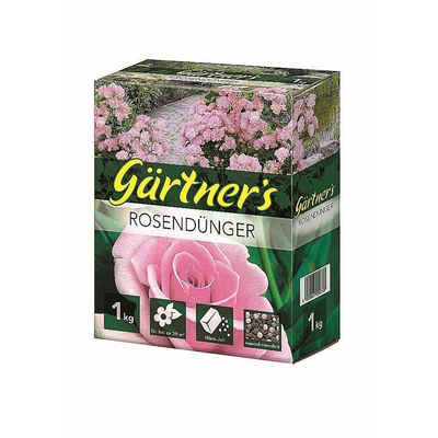 Gärtner's Gartendünger Rosendünger 1 kg Staudendünger Blütenstrauchdünger