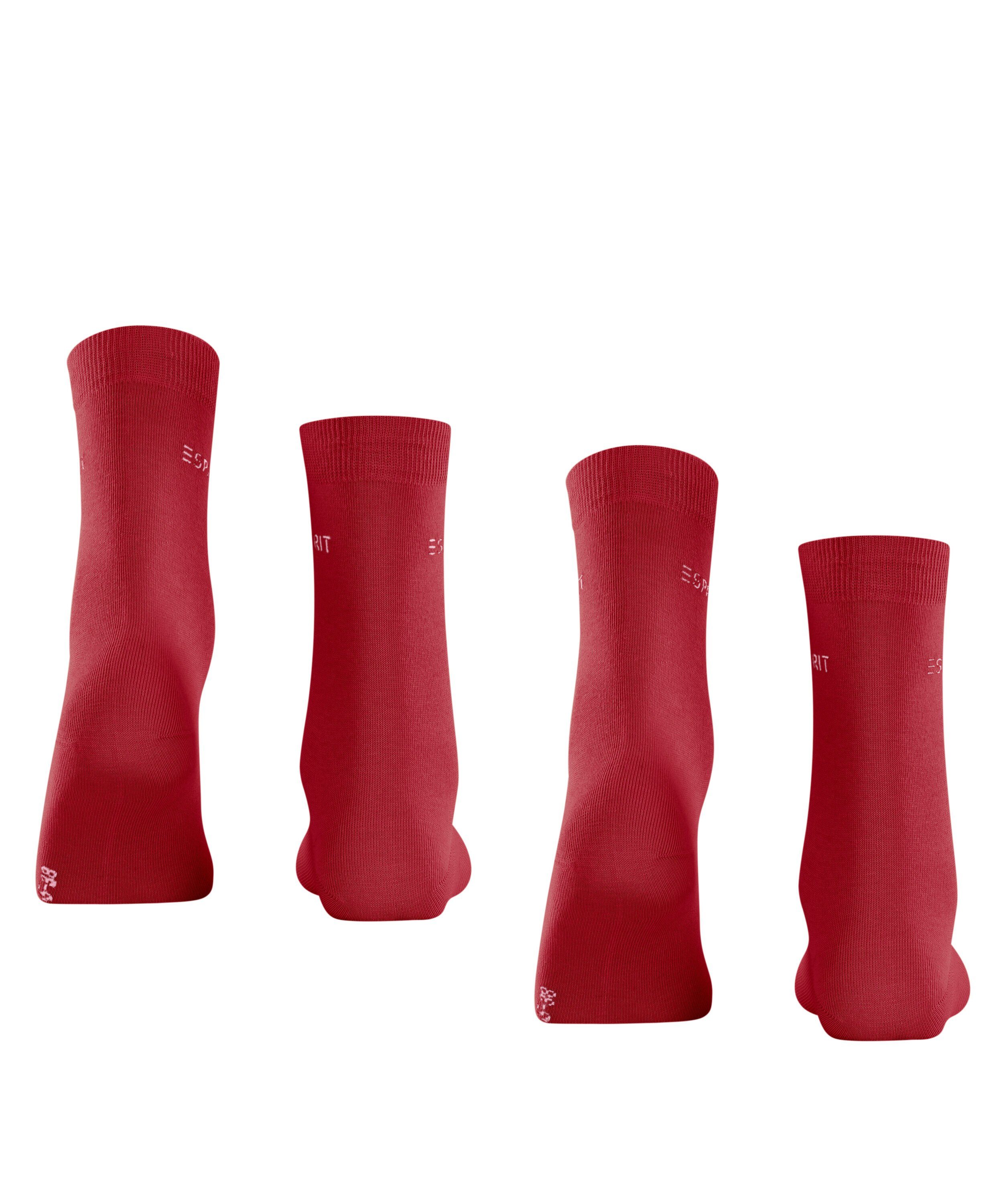 2-Pack pepper Socken (2-Paar) red (8074) Uni Esprit