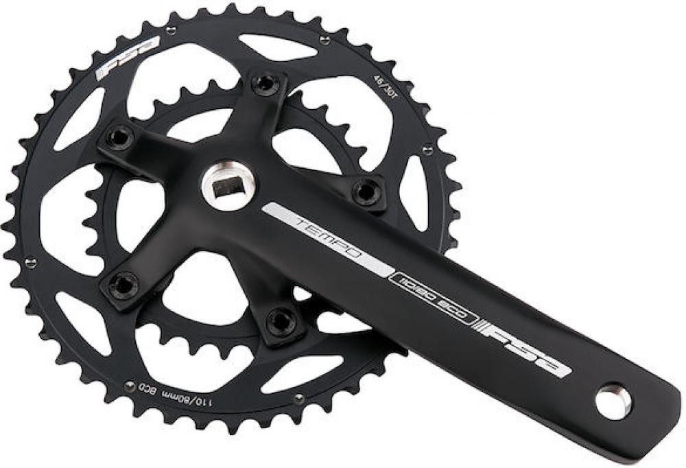 FSA Fahrradkurbel Fsa Kurbelgarnitur Tempo Adventure 30-46 172,5Mm Jis V18
