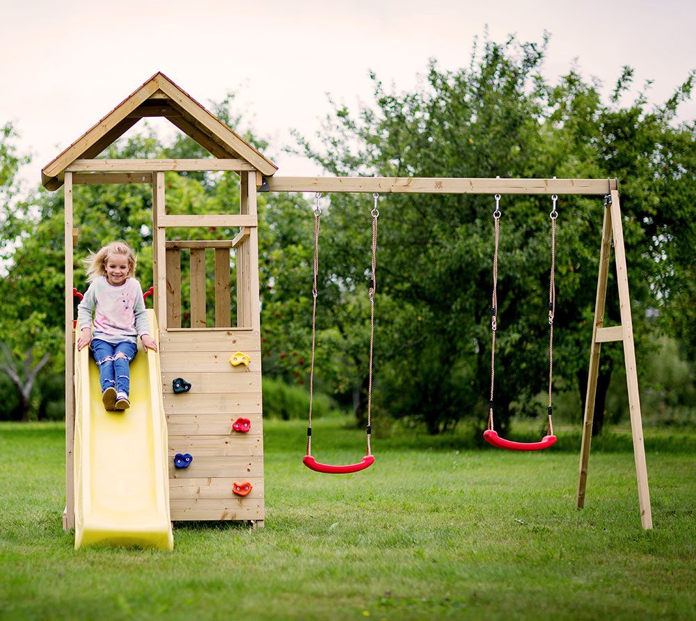 Wendi Toys Klettergerüst Giraffe, (1-St), Für Kinder ab 4 Jahren, Traglast 100 KG, LxHxB 280x340x270cm
