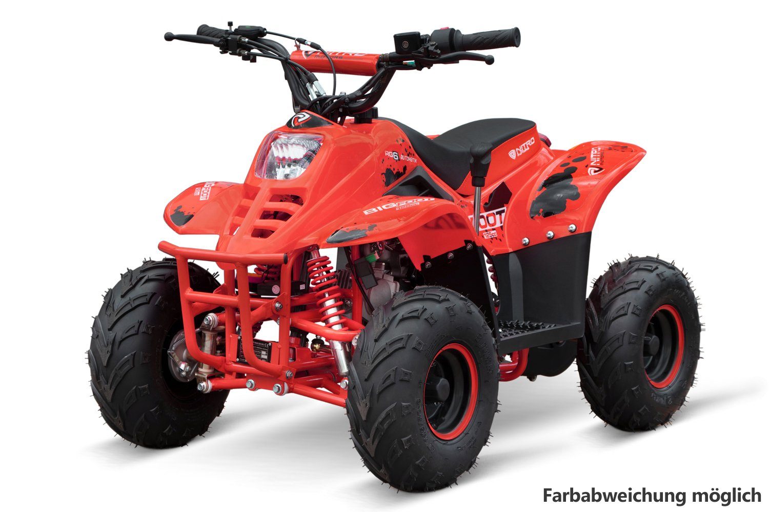 Elektro-Kinderquad RG Rot 125cc BIGFOOT Automatik + Light Smarty 6"