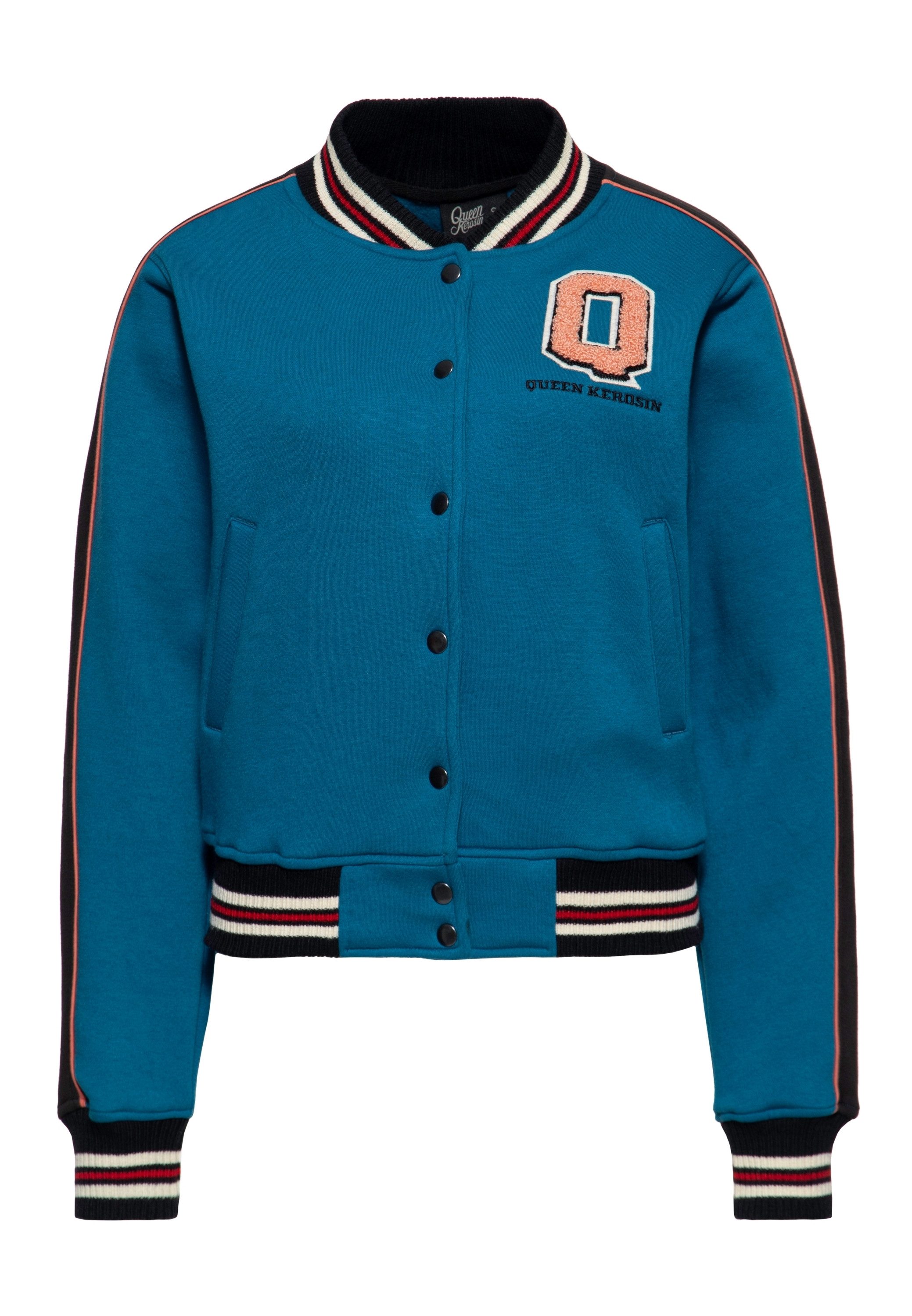 QueenKerosin Collegejacke Hottie On The Run (1-St) mit Chenille-Patch günstig online kaufen