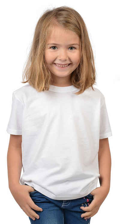 Stedman T-Shirt »BIO Kinder T-Shirt 4er Pack weiss« Bio-Baumwolle