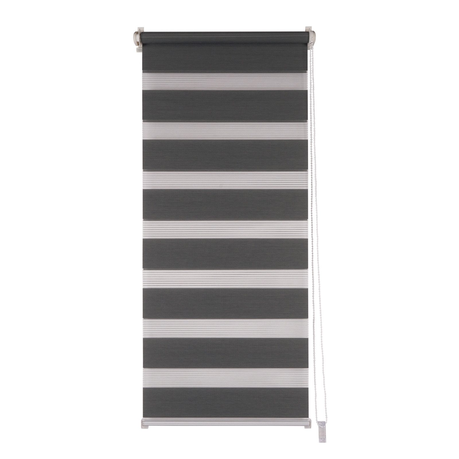 Doppelrollo Doppelrollo uni 60 x 150 Marisol, HTI-Living, ohne Bohren, Klemmfix, Klemmfix, Festmaß freihängend ohne Bohren Klemmfix
