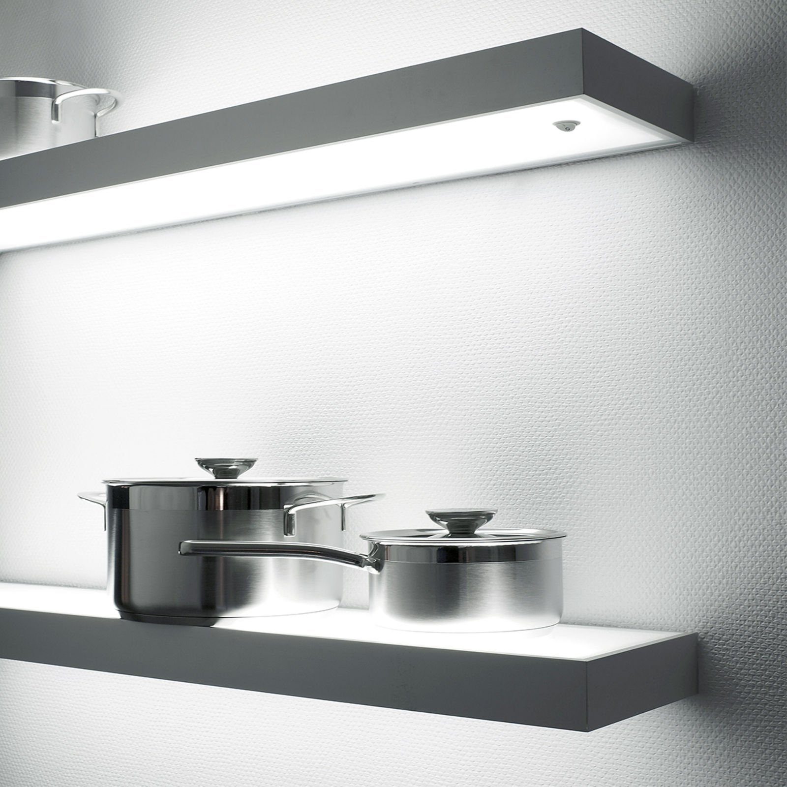 SO-TECH® LED Unterbauleuchte Leuchtregal Dallas Edelstahloptik günstig online kaufen