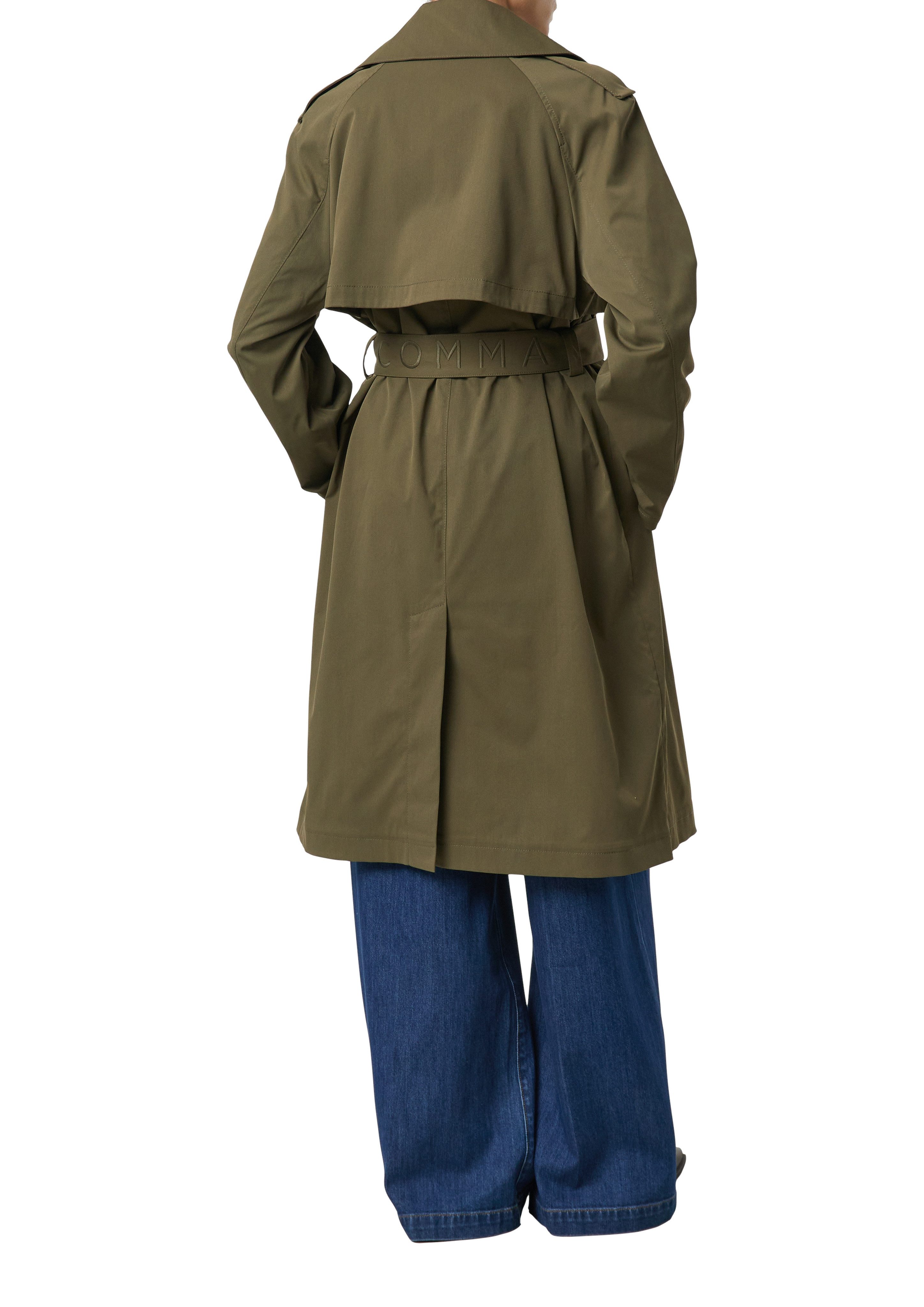 comma Trenchcoat mit Bindegürtel günstig online kaufen