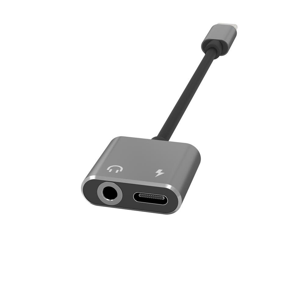 Terratec »CONNECT C100« USB-Kabel, USB Type-C Adapter auf 3,5 mm Klinken- Kopfhöreranschluss und USB-Type C, Type-C Adapter zu 3.5mm Klinke, USB  Type-C PD bis zu 60 W, Kopfhörer mit Kabel an USB-C online