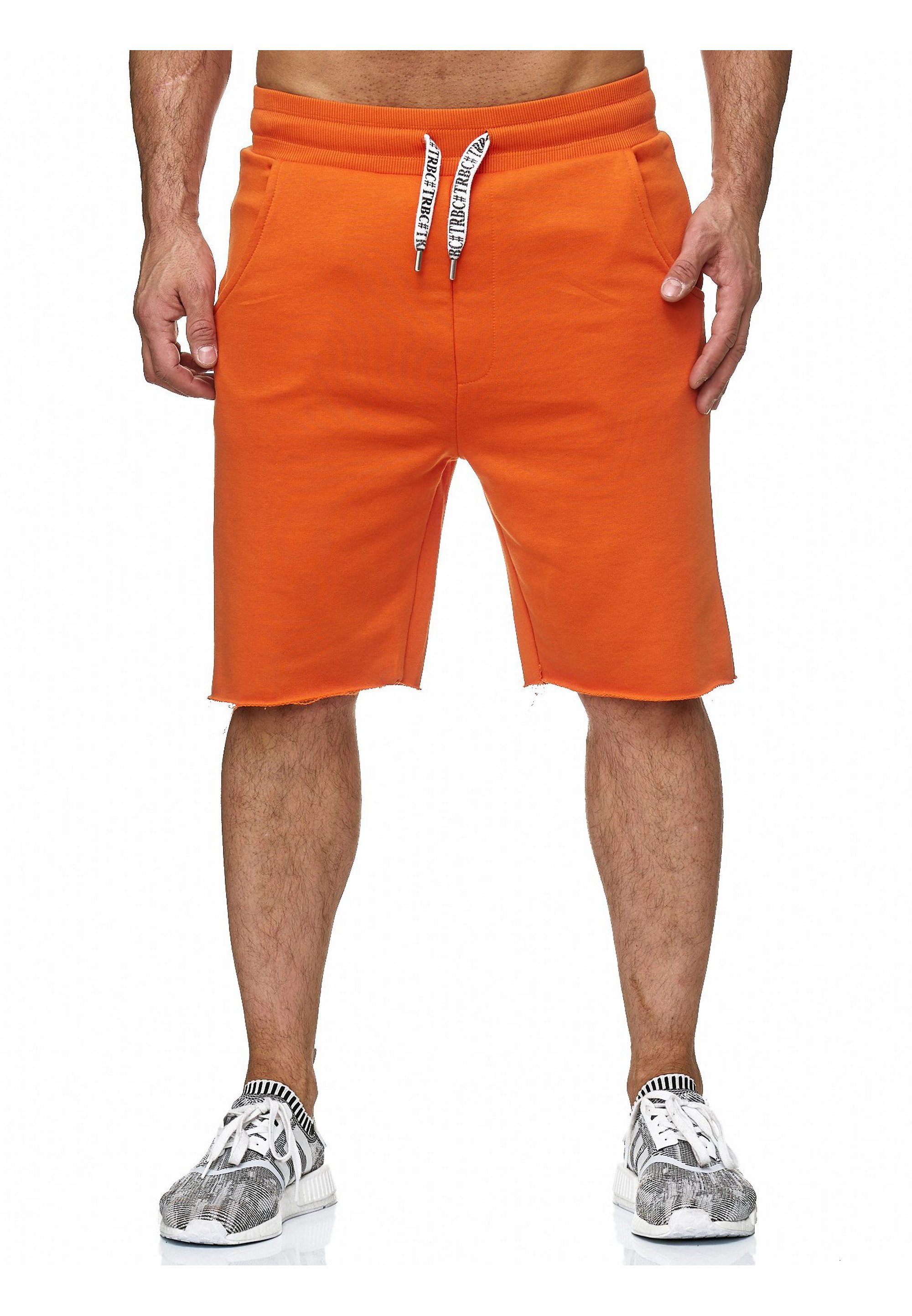 RedBridge Shorts Aurora mit breitem Saum orange