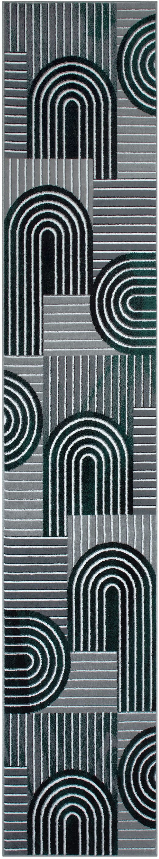 OTTO home Teppich Lysandra, rechteckig, Höhe: 8 mm, 3D-Effekt, softer Kurzflor, pflegeleicht, leichter Glanz, Scandi-Look