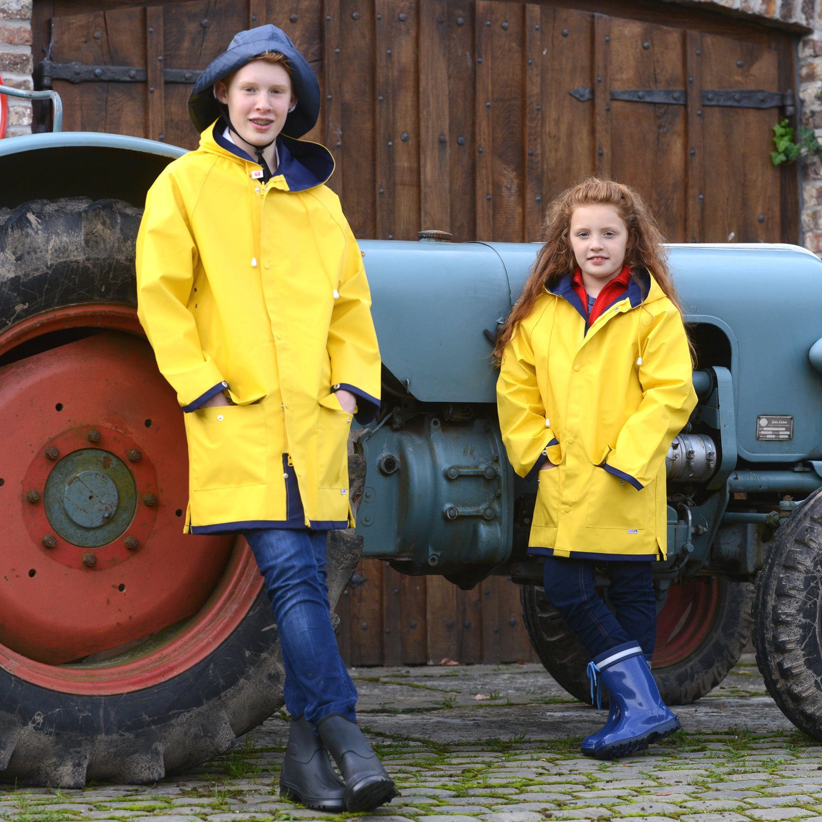 Unisex Erwachsene Watt? Regenmantel und oder Friesennerz - FRIESEN Büro Original Regenjacke Kinder