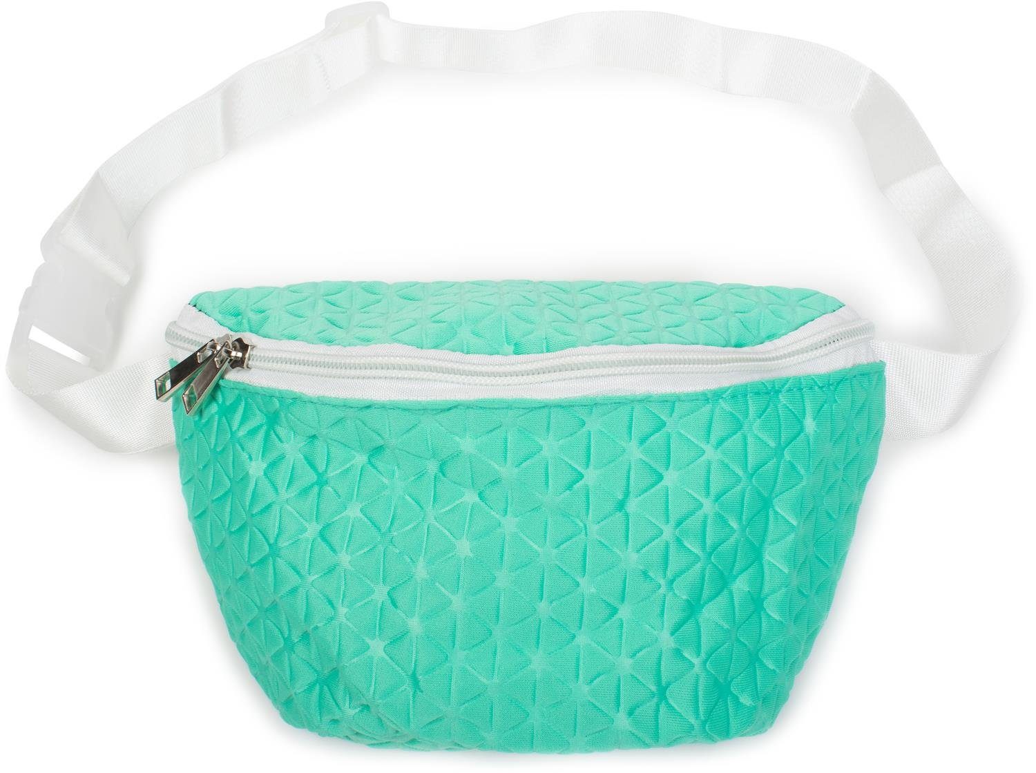 styleBREAKER Gürteltasche Bauchtasche geometrische Prägung, Gürteltasche (1-tlg)