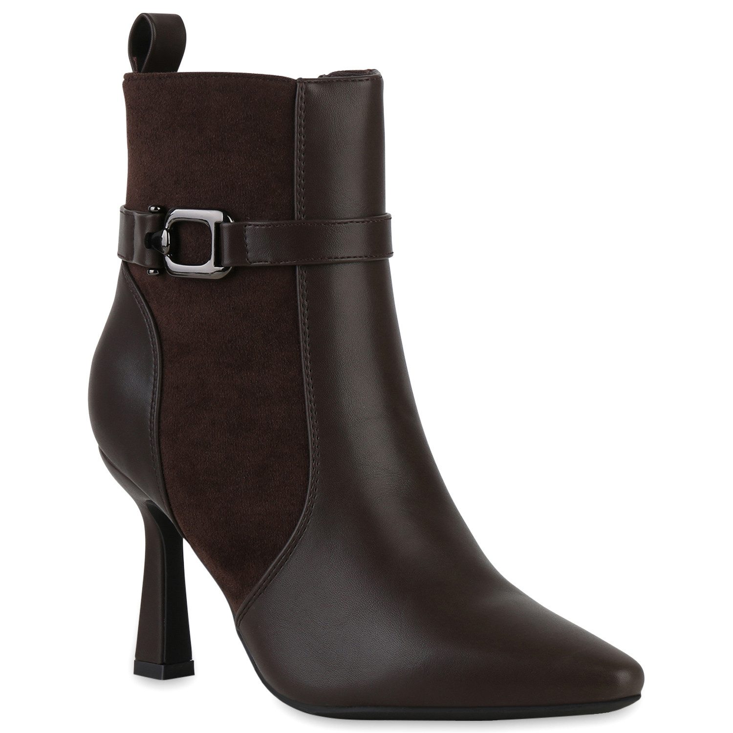 VAN HILL 840747 Stiefelette Damen Leicht Gefütterte Klassische Stiefeletten günstig online kaufen