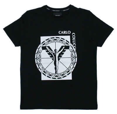 CARLO COLUCCI T-Shirt Block Logo Print (1-tlg)