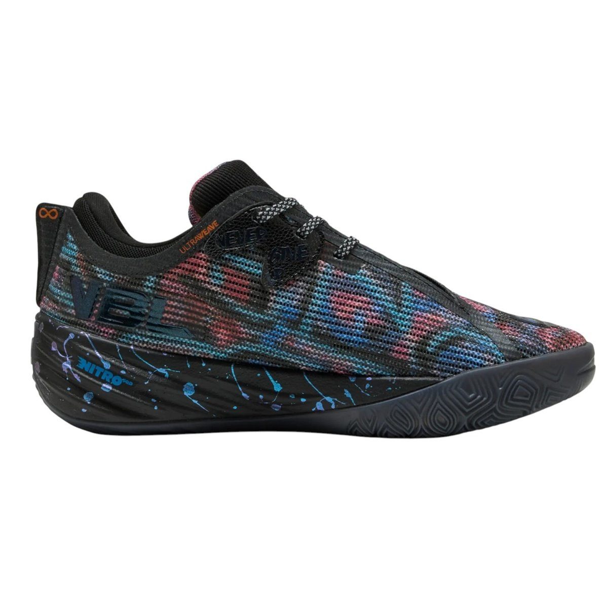 PUMA Hallen-Indoorschuhe All-Pro Nitro™ 2 VBL (Basketball) schwarz/bunt Badmintonschuh