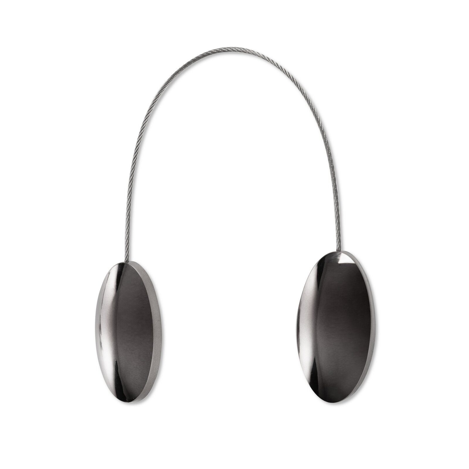 Eurofirany Raffhalter 2x Magnetische Vorhang Schnallen für Zuhause SET, Schlafzimmer Dekorativer Vorhanghalter Gardinenhalter Metall